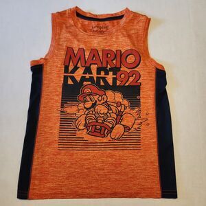 Jumping Bean Active Graphic Mario Kart 92 Sleeveless Orange TS